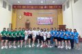 BUỔI GIAO LƯU THI ĐẤU BÓNG CHUYỀN HƠI  NỮ CỦA BA NHÀ TRƯỜNG THCS NINH GIANG- THCS NINH HÒA- THCS TRƯỜNG YÊN THÀNH CÔNG TỐT ĐẸP