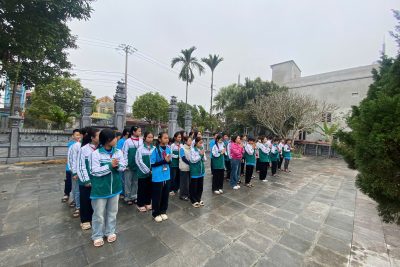 TRƯỜNG THCS NINH HÒA DỌN VỆ SINH, DÂNG HƯƠNG  TẠI NGHĨA TRANG LIỆT SĨ ĐỊA PHƯƠNG MỪNG XUÂN BÍNH NGỌ 2026