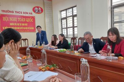 PHƯỜNG TÂY HOA LƯ TỔ CHỨC THÀNH CÔNG HỘI NGHỊ RÚT KINH NGHIỆM SAU KHẢO SÁT, ĐÁNH GIÁ CHẤT LƯỢNG LỚP 9